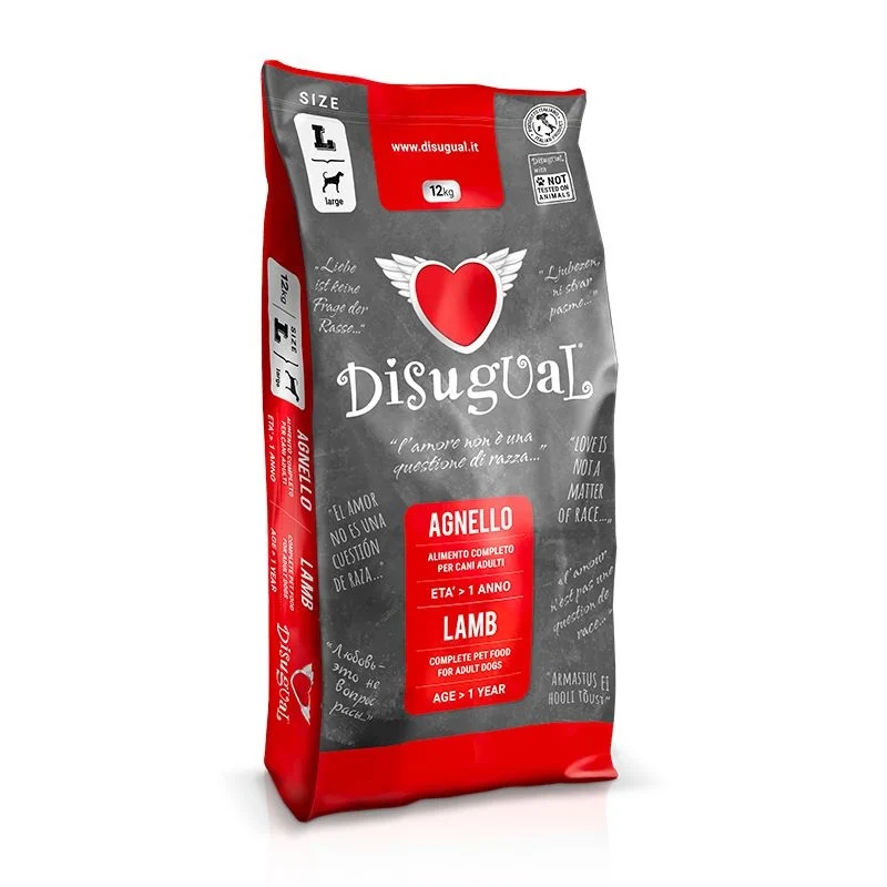 DISUGUAL CANE ADULTO LARGE AGNELLO 12 KG