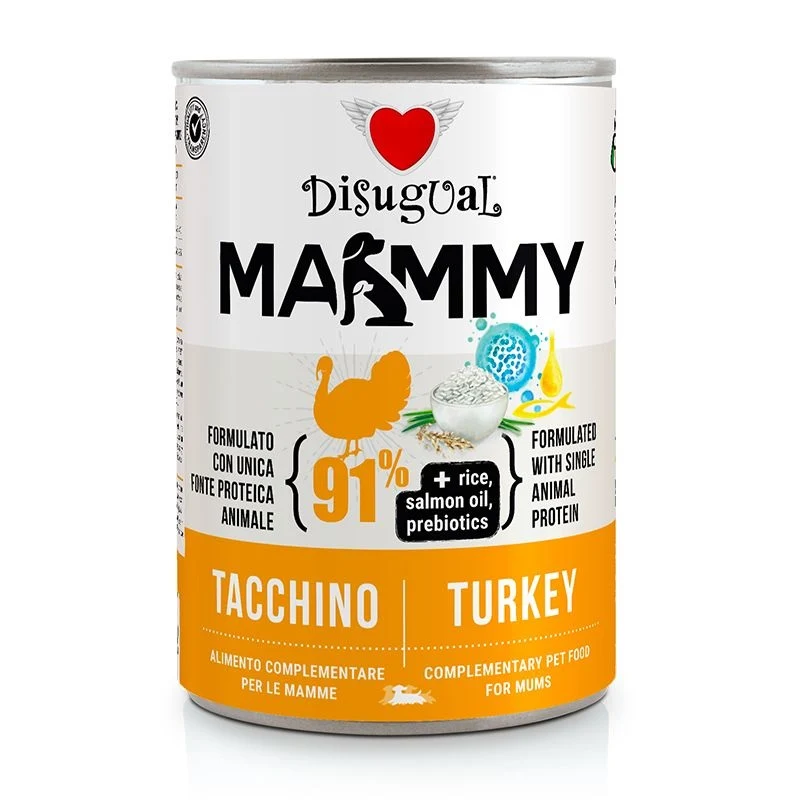 Disugual Cane Mammy Monoproteico Tacchino Lattina 400 g