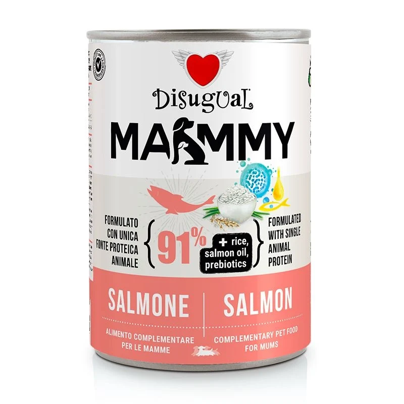 Disugual Cane Mammy Monoproteico Salmone Lattina 400 g