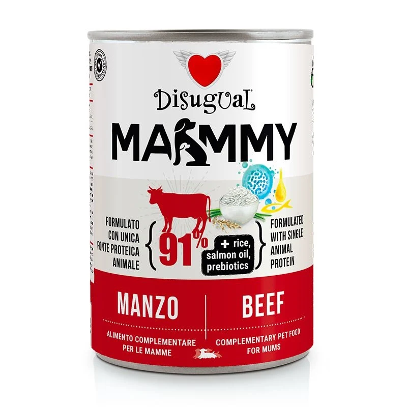 Disugual Cane Mammy Monoproteico Manzo Lattina 400 g