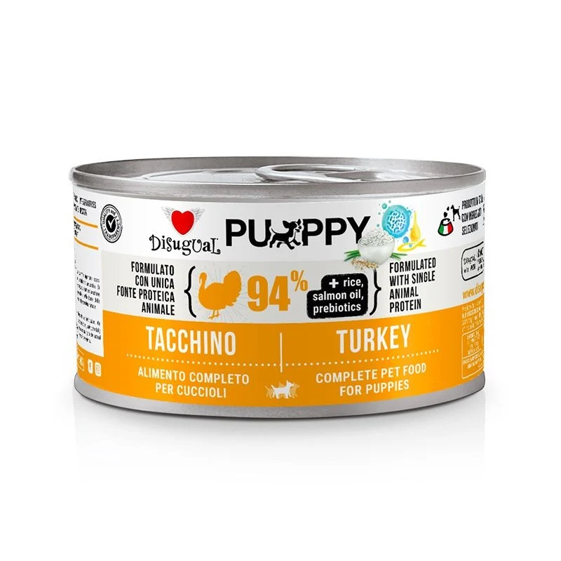 Disugual Cane Puppy Monoproteico Tacchino Lattina 150 g