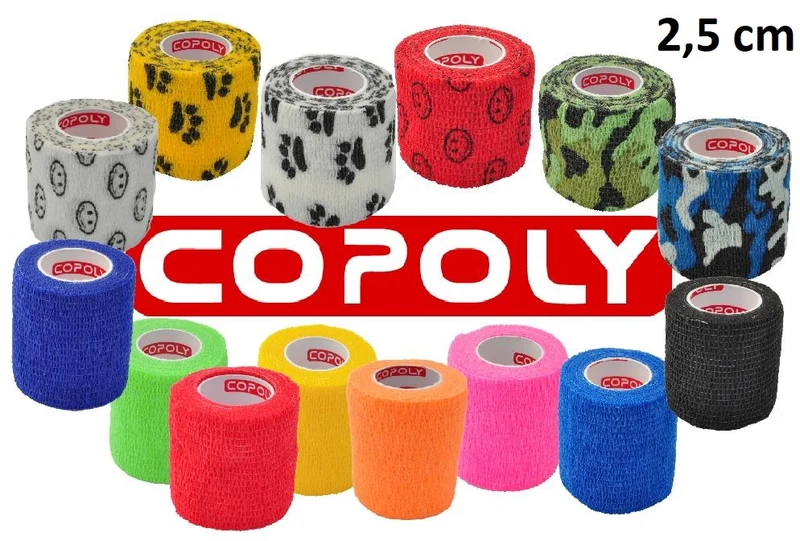 BENDA AUTOADERENTE COPOLY 2,5x450 CM COLORI MISTI