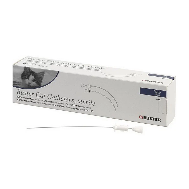 CATETERE VESCICALE GATTO BUSTER KRUSEE 1,3x130 CON MANDRINO