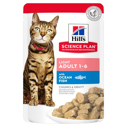Hill's Feline Adult Light Ocean Fish Pouches Bustina 85 g