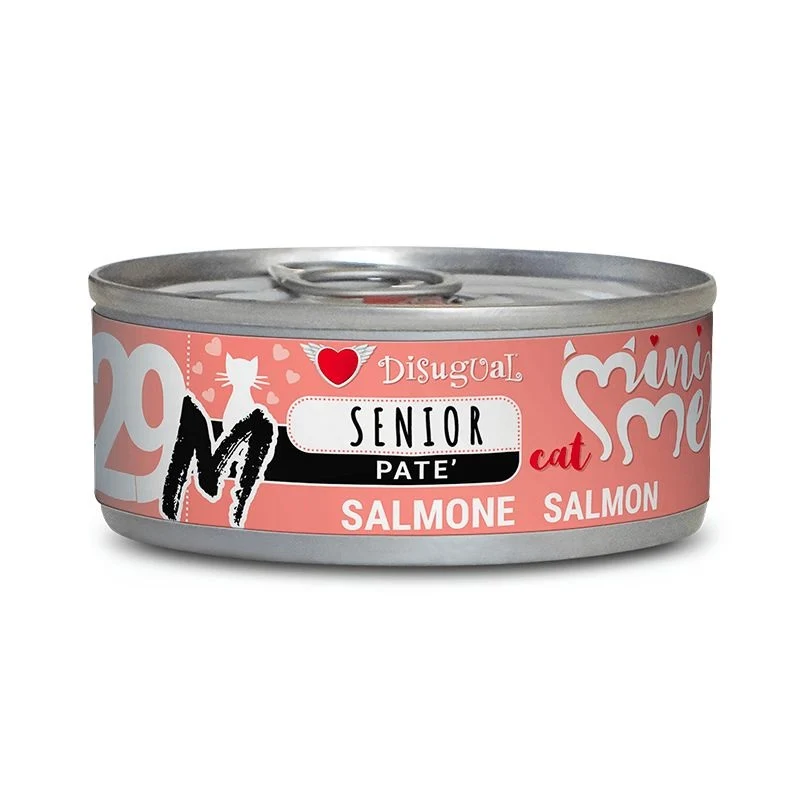 Disugual Gatto MiniMe "M" (29) Senior Monoproteico Salmone Lattina 85 g