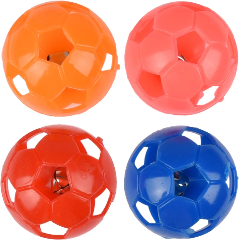 FLAMINGO GATTO GIOCO "EBRU" PALLINA CON CAMPANELLO CF. (4 PZ) 3,8 CM
