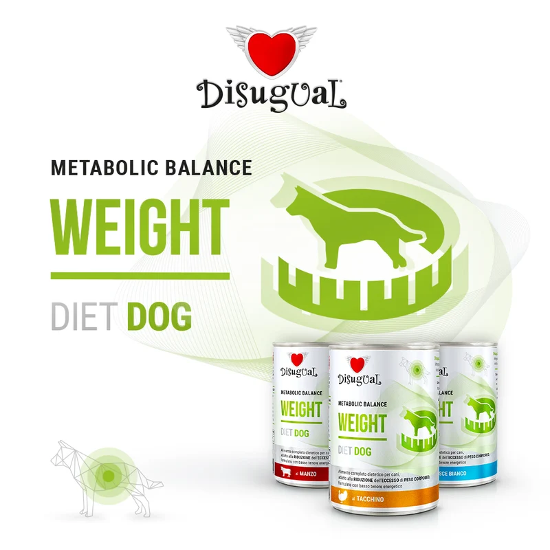 DISUGUAL CANE DIET WEIGHT TACCHINO 400 GR