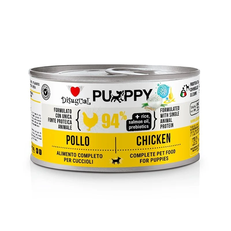 Disugual Cane Puppy Monoproteico Pollo Lattina 150 g