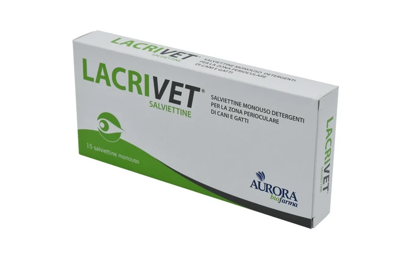 LACRIVET SALVIETTINE MONOUSO DETERGENTI CF. (15 PZ)