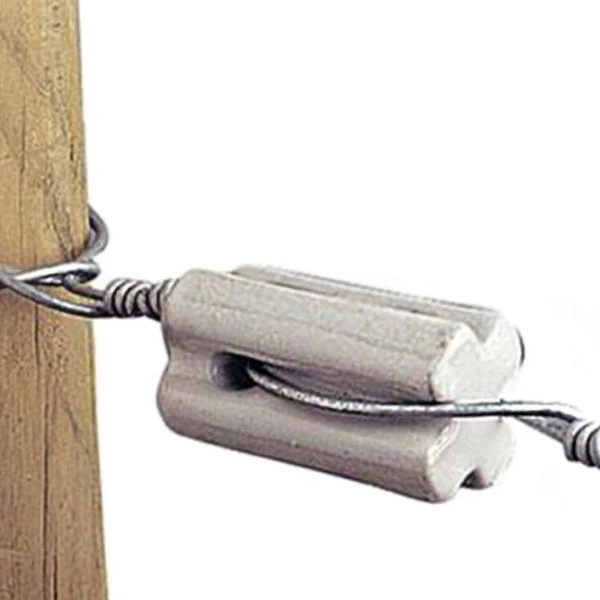 ISOLATORE TESTA PORCELLANA 10p