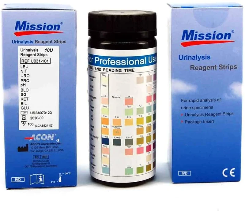 TEST URINE MISSION 11p 100st