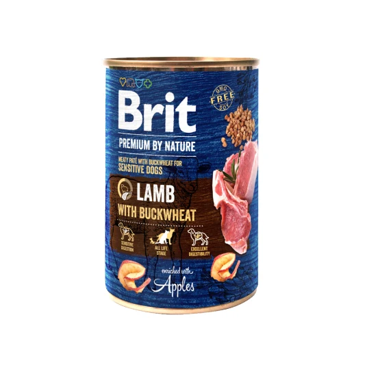 Brit Premium By Nature Cane Lattina Adulto Sensitive Agnello & Grano Saraceno 400 g