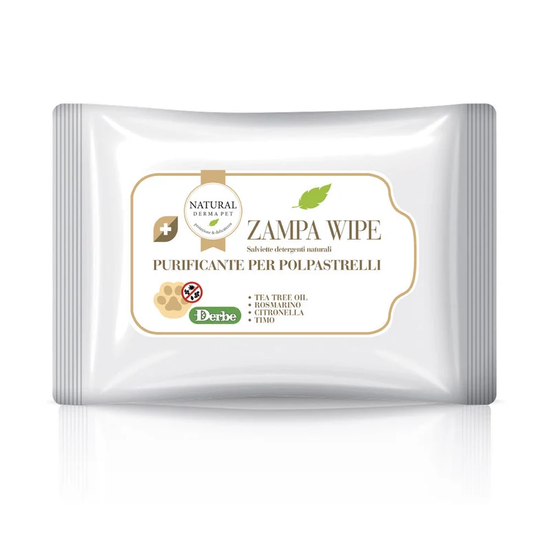 NATURAL DERMA PET SALVIETTE DETERGENTI "ZAMPA WIPE" CF. (15 PZ)