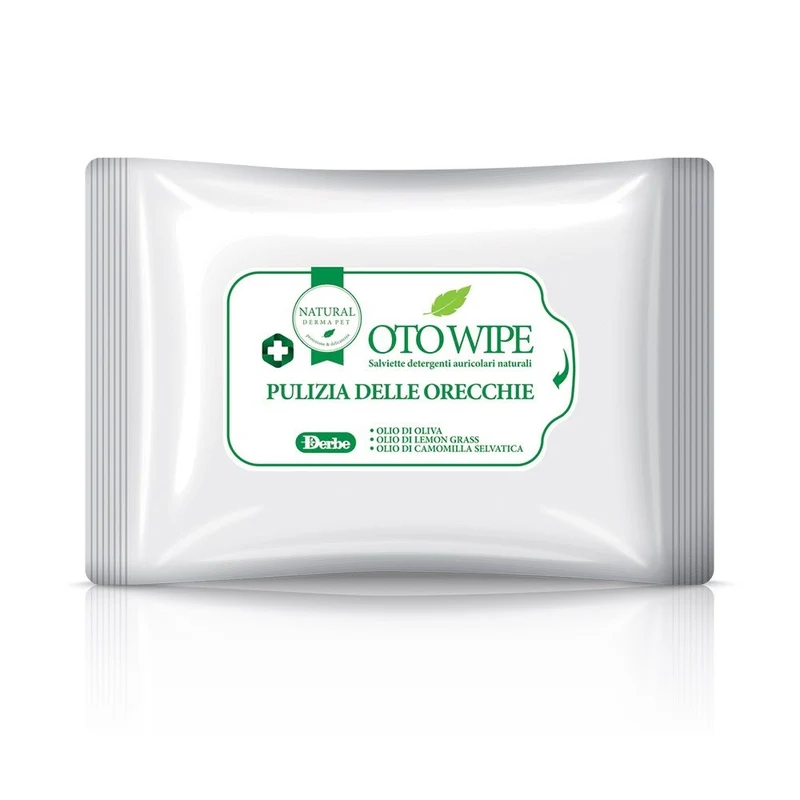 NATURAL DERMA PET SALVIETTE DETERGENTI "OTO WIPE" CF. (24 PZ)