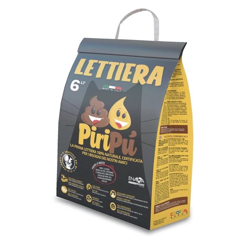 Piripù Gatto Classic Lettiera 100% Naturale 6 L