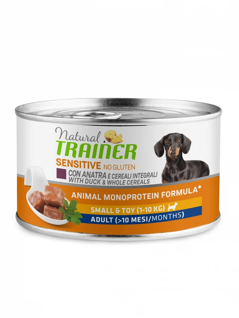 Trainer Cane Natural Sensitive Adulto Mini Anatra & Cereali 150 g
