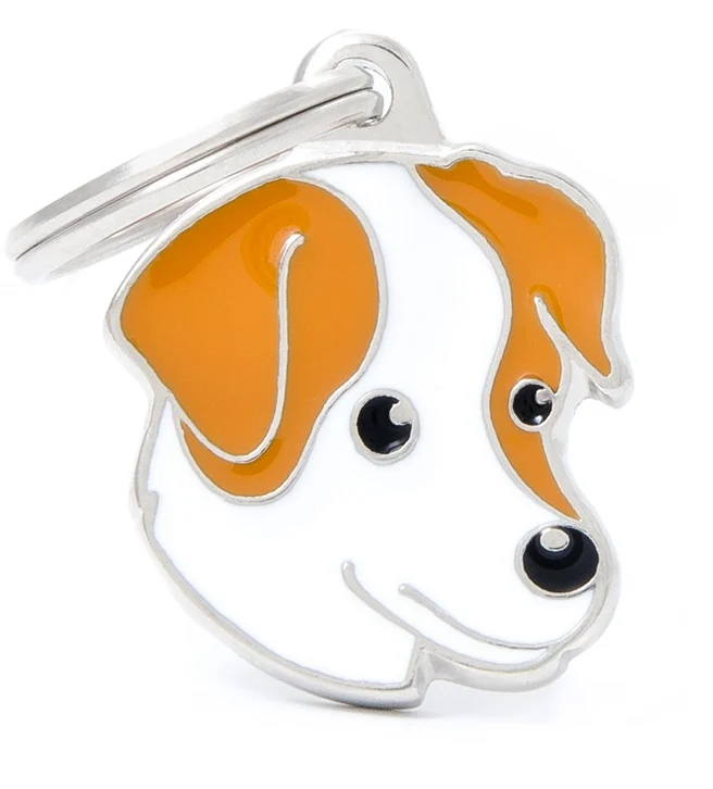 MY FAMILY MEDAGLIETTA TRICOLOUR JACK RUSSEL