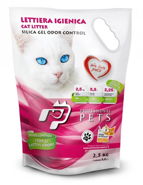 Pet Professional Lettiera in Silicio Standard Naturale 2,5 kg