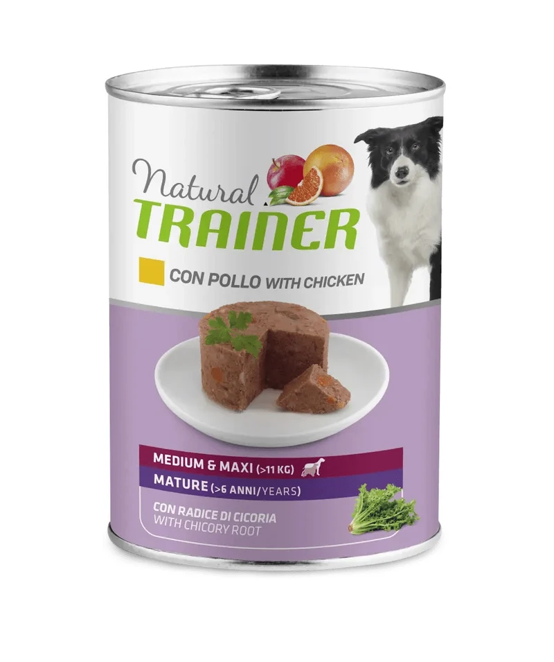 Trainer Cane Natural Mature Medium & Maxi Pollo 400 g