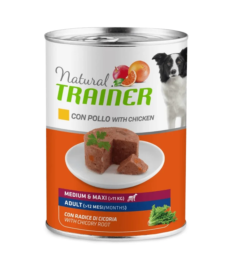 Trainer Cane Natural Adulto Medium & Maxi Pollo 400 g