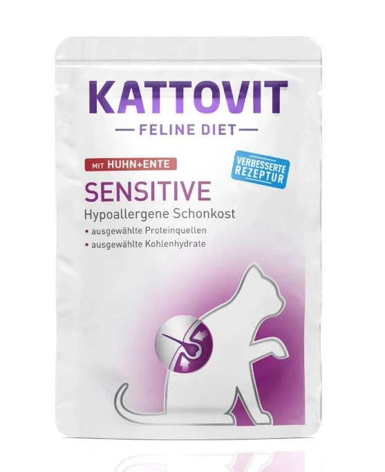 KATTOVIT GATTO DIET SENSITIVE POLLO & ANATRA BUSTA 85 GR