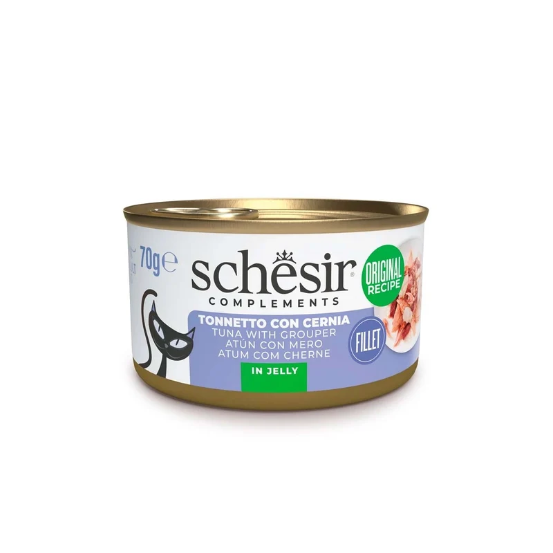 Schesir Gatto Adulto Tonnetto e Cernia in Jelly 70 g