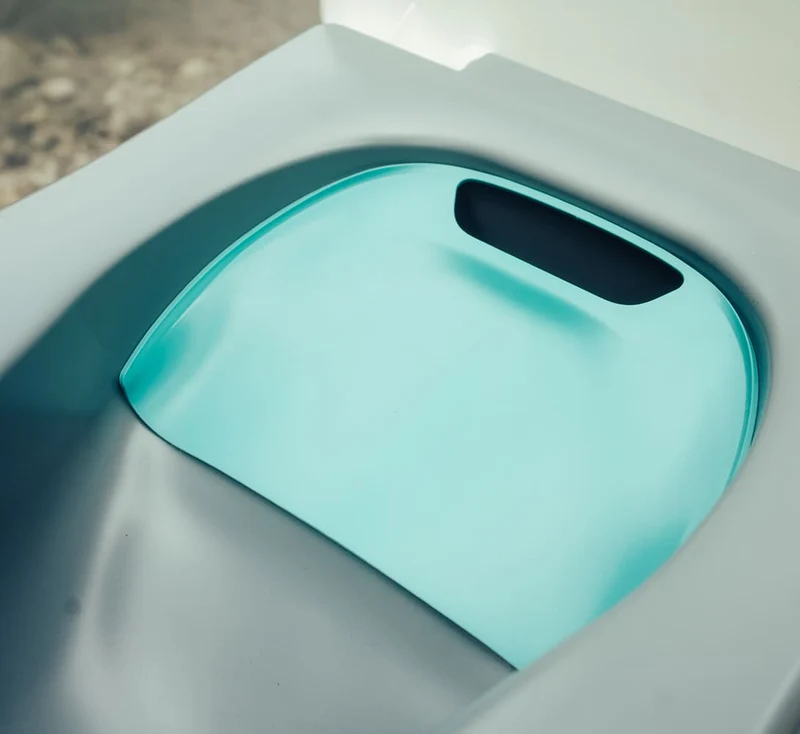 Trelino® Vela • Privacy Flap for Composting Toilet Evo