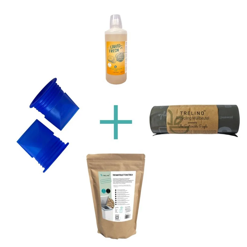 Trelino® • Membrane set with recycling bags, litter and Liquid Fresh Mini
