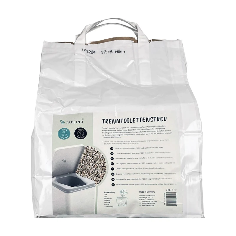 Trelino® • Composting Toilet Litter, 7 liter