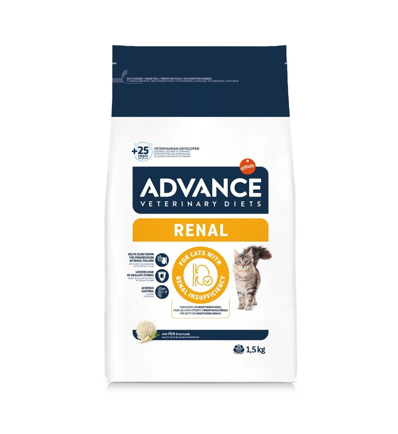 ADVANCE GATTO VETERINARY DIETS RENAL DA 1,5 KG