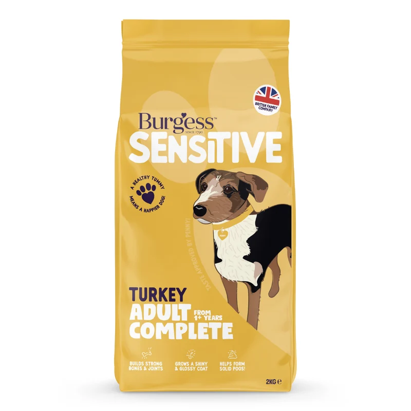 Burgess Sensitive Adult Dry Dog Food Turkey