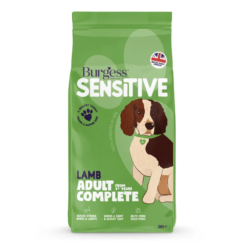 Burgess Sensitive Adult Dry Dog Food Lamb