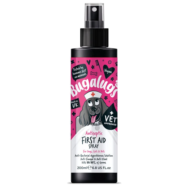 Bugalugs Antiseptic First Aid Spray For Pets 200ML