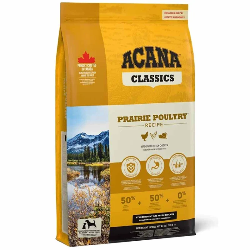 Alimento secco per cani Acana Classics Prairie Poultry 9,7 kg