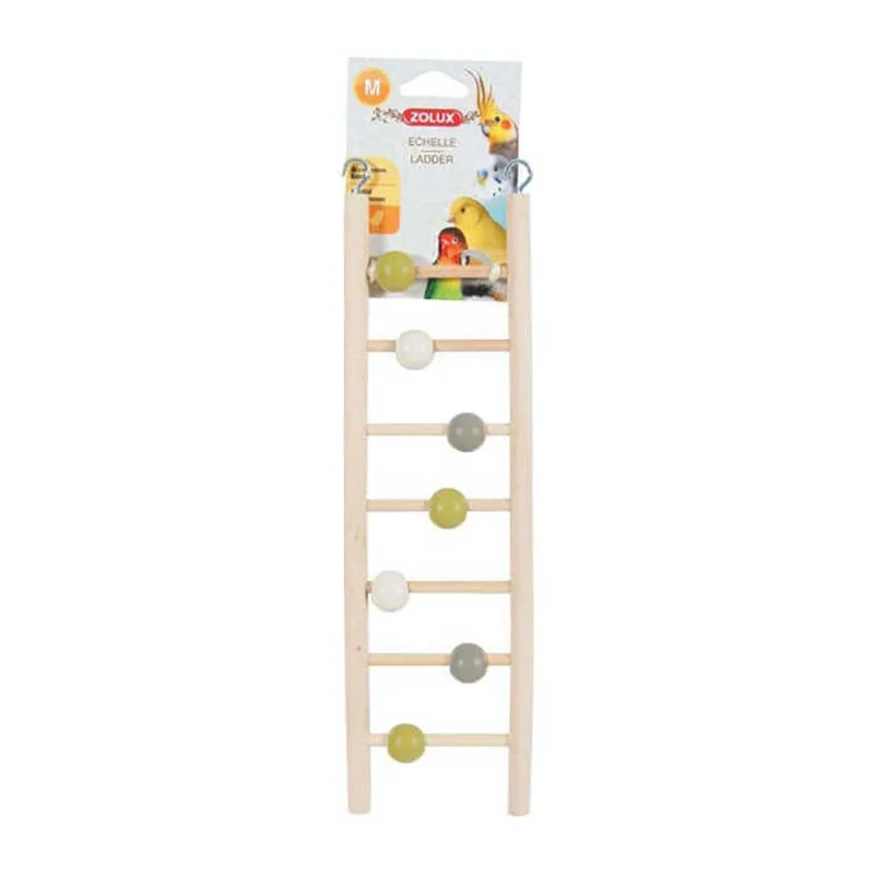 Gioco per uccelli scaletta in legno 7 pioli Zolux
