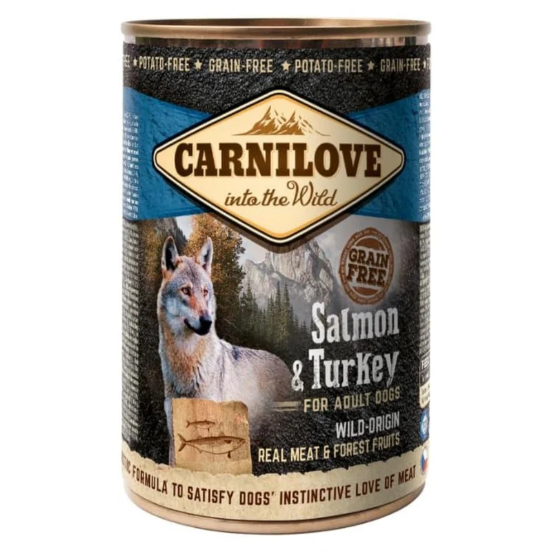 Carnilove Salmon & Turkey for Adult Wet Dog Food 400G