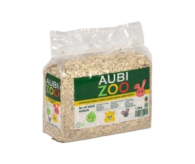 Paglia di canapa AUBIZOO da 1,5 kg