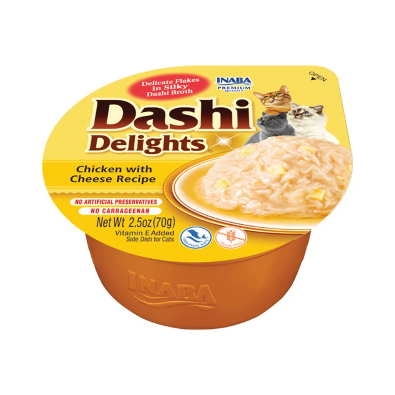 Dashi Delights Umido Gatto Fiocchi Delicati in Brodo Cremoso 70g