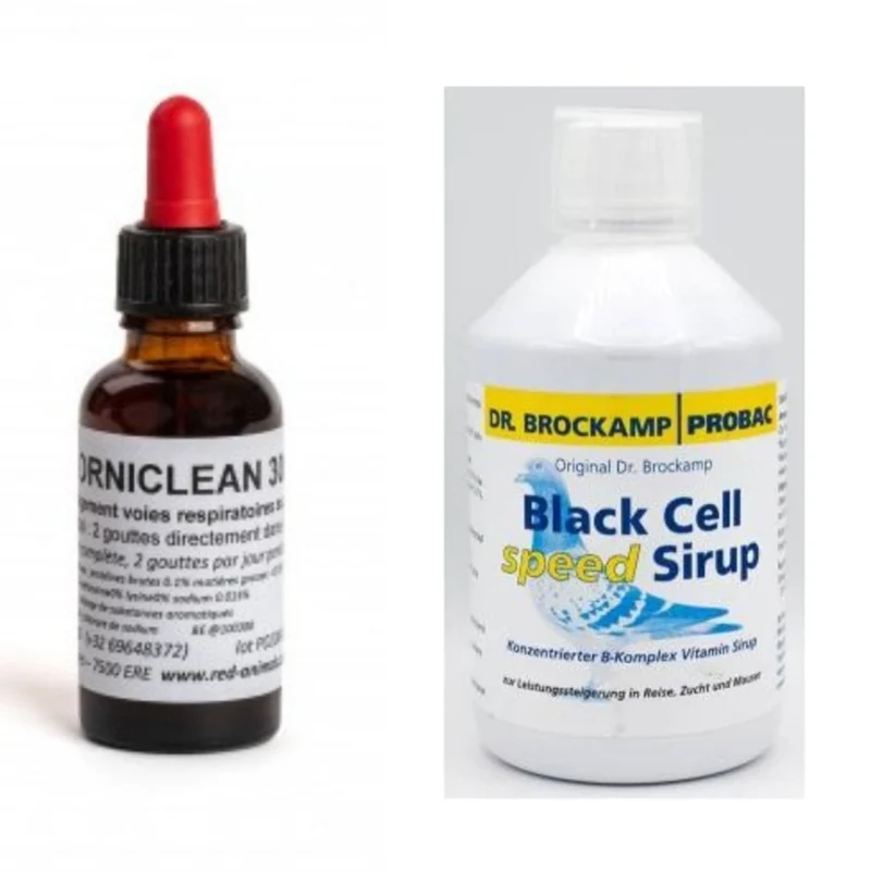 Orniclean 30ml + Sciroppo Black Cell 500ml
