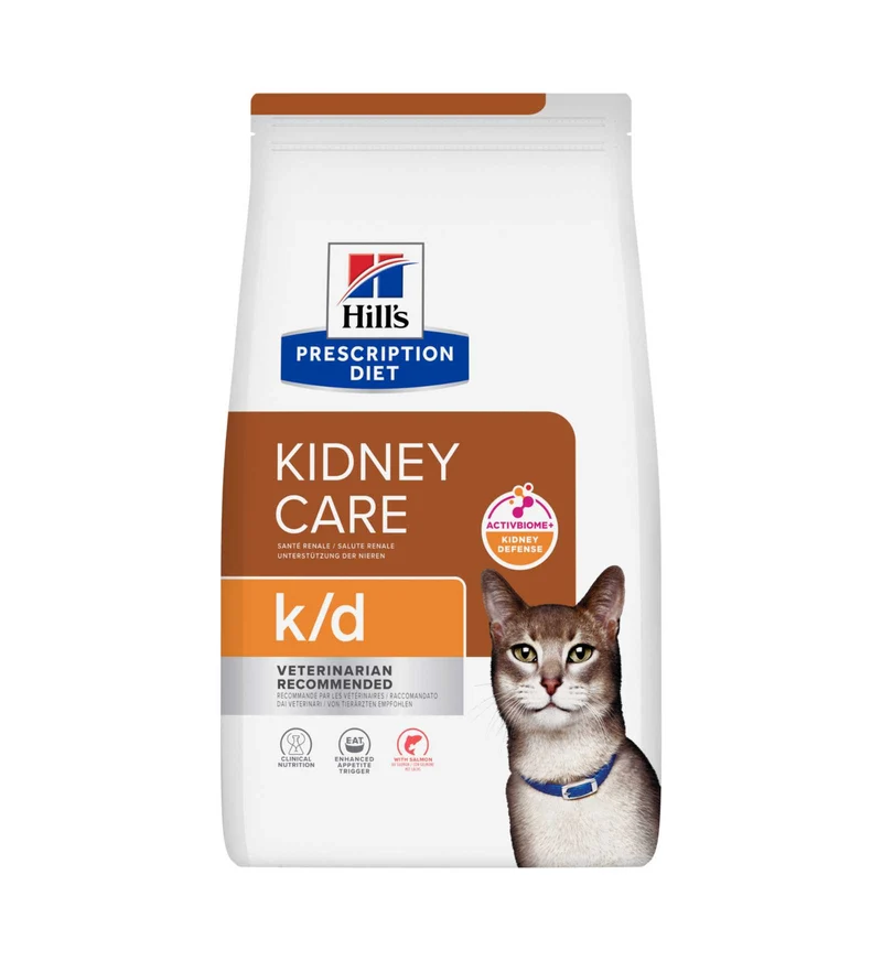 HILL'S PRESCRIPTION DIET GATTO K/D AL SALMONE DA 1,5 KG