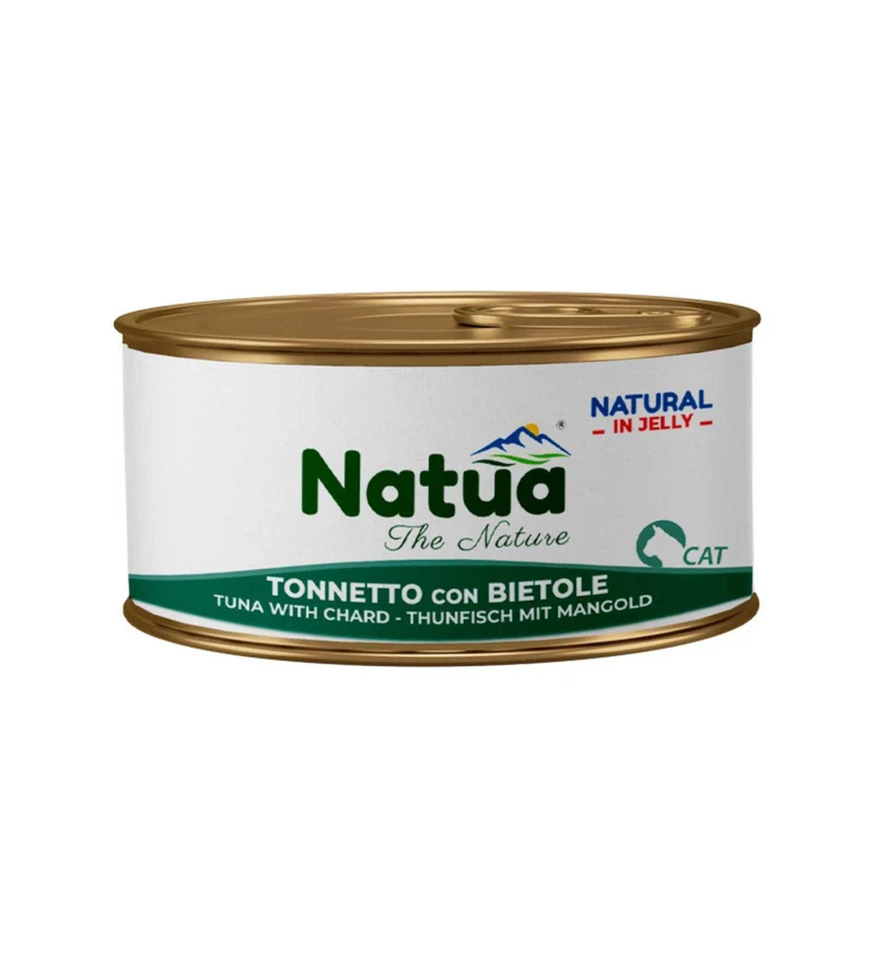 NATUA NATURAL GATTO JELLY TONNO CON BIETOLE DA 85 GR IN LATTINA