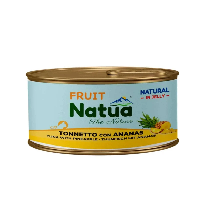 NATUA NATURAL GATTO JELLY TONNO CON ANANAS DA 85 GR IN LATTINA