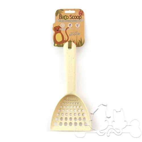 Beco Scoop Paletta per Lettiera Eco-Compatibile colore Naturale