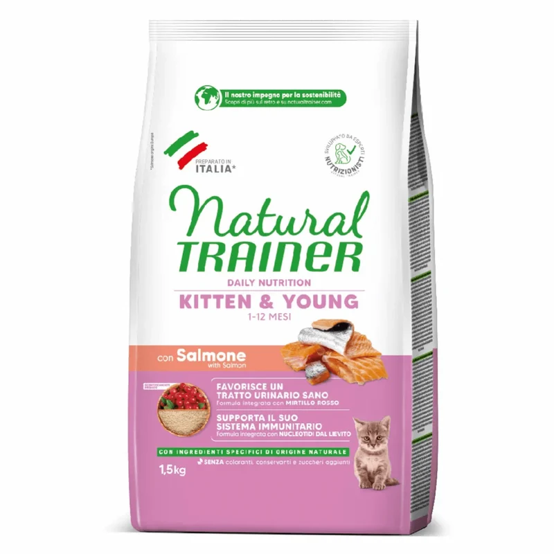 Natural Trainer Gattino - Kitten Salmone 300 gr