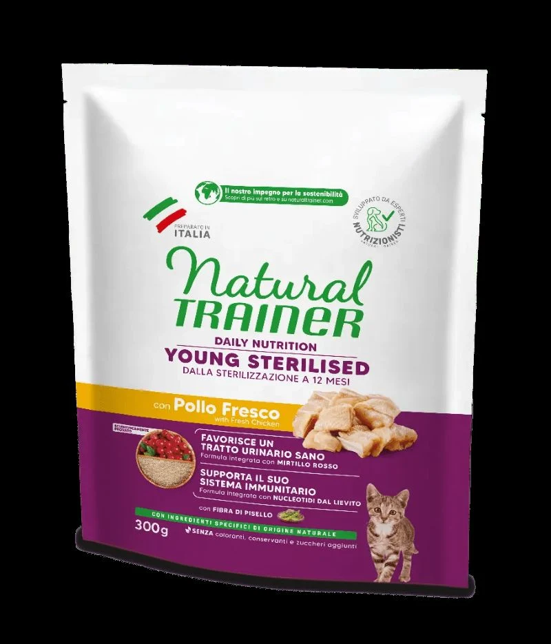 Natural Trainer Gatto Young - Pollo 300 gr