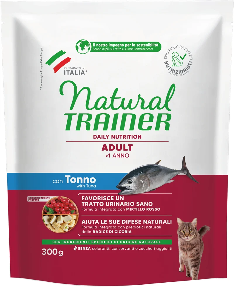 Natural Trainer Gatto Adulto - Tonno 300 gr