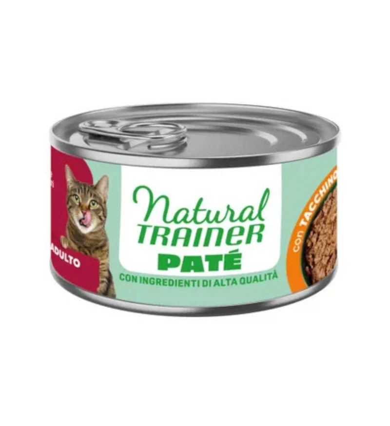 TRAINER GATTO NATURAL ADULT PATE' TACCHINO IN LATTINA DA 85 GR