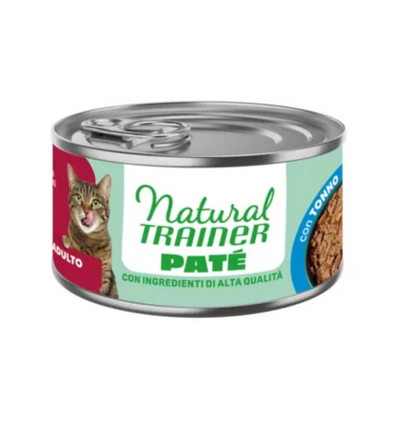 TRAINER GATTO NATURAL ADULT PATE' TONNO IN LATTINA DA 85 GR