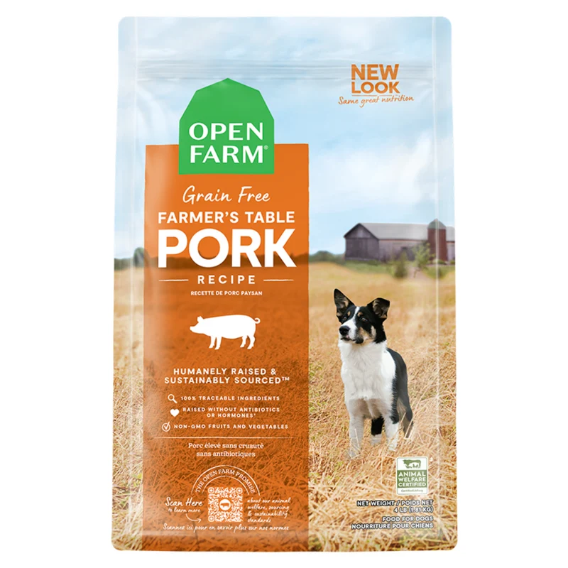 Open Farm Grain Free Farmer's Table Pork Dry Dog Food