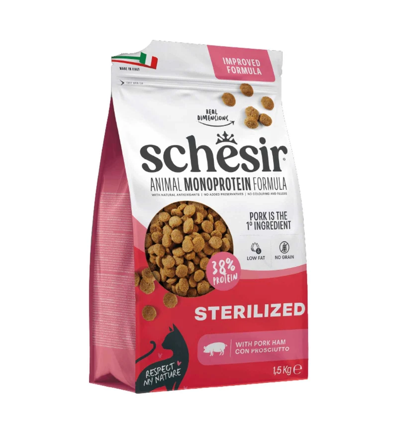 SCHESIR GATTO MONOPROTEIN STERILIZED PROSCIUTTO